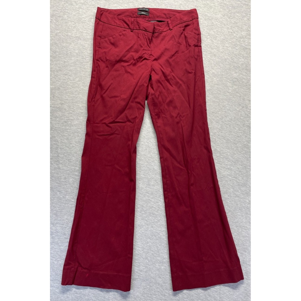 The Limited Drew Fit Dress Pants Womens 10 Burgundy Formal Business Bootcut Leg